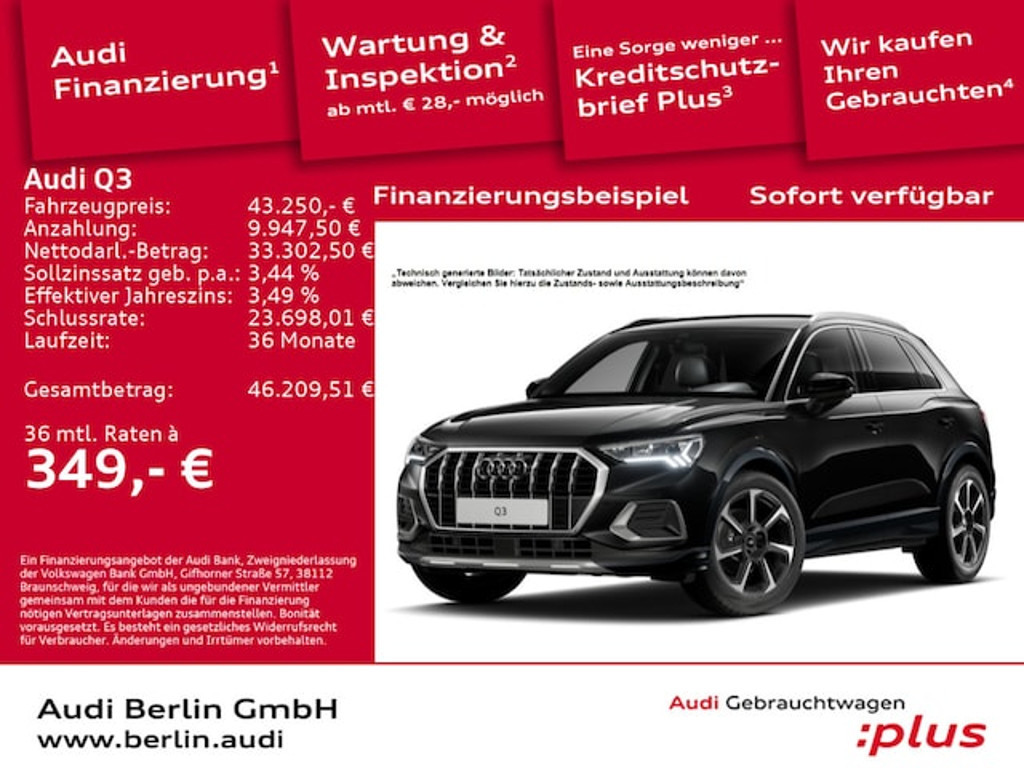 Audi Q3 2025 Benzine