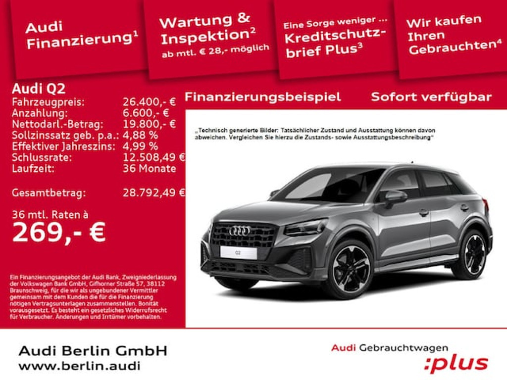 Audi Q2 2022 Benzine