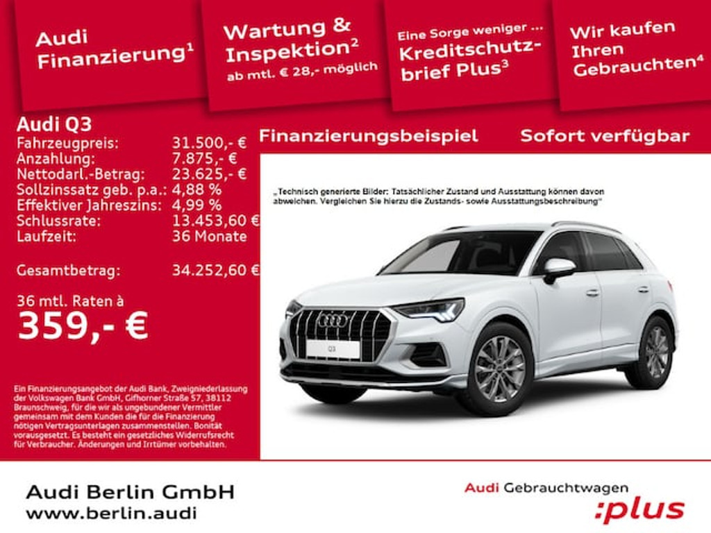 Audi Q3 2022 Benzine
