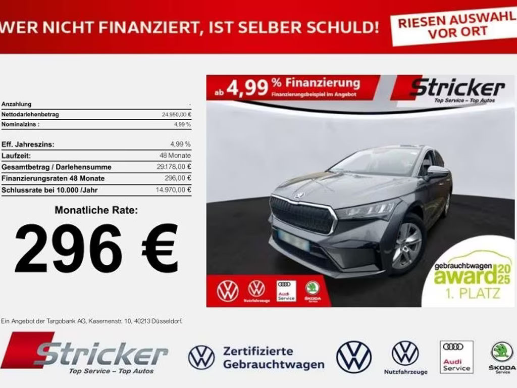 Skoda Enyaq iV 2022 Elektrisch