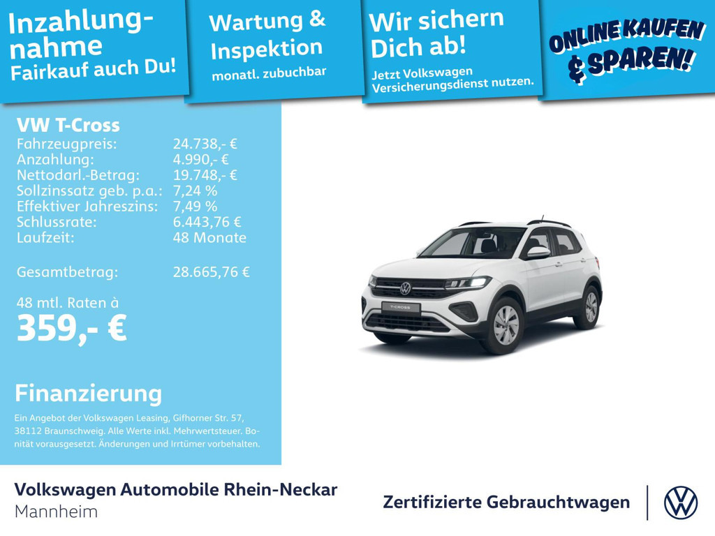 Volkswagen T-Cross 2025 Benzine