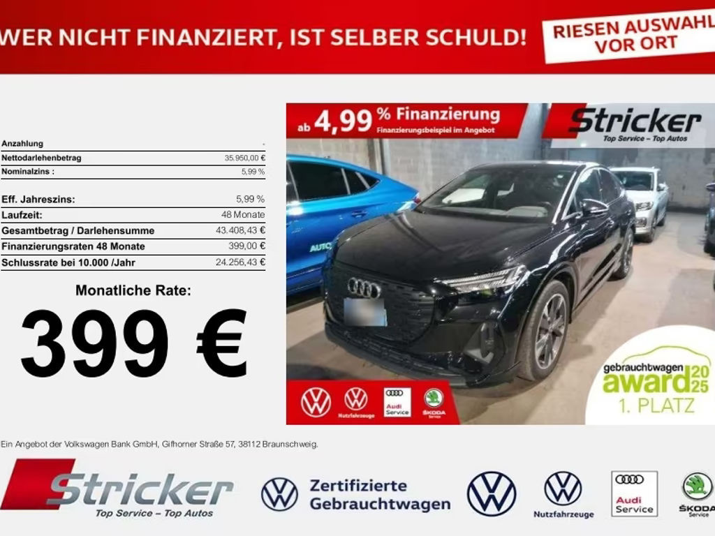 Audi Q4 e-tron 2023 Elektrisch