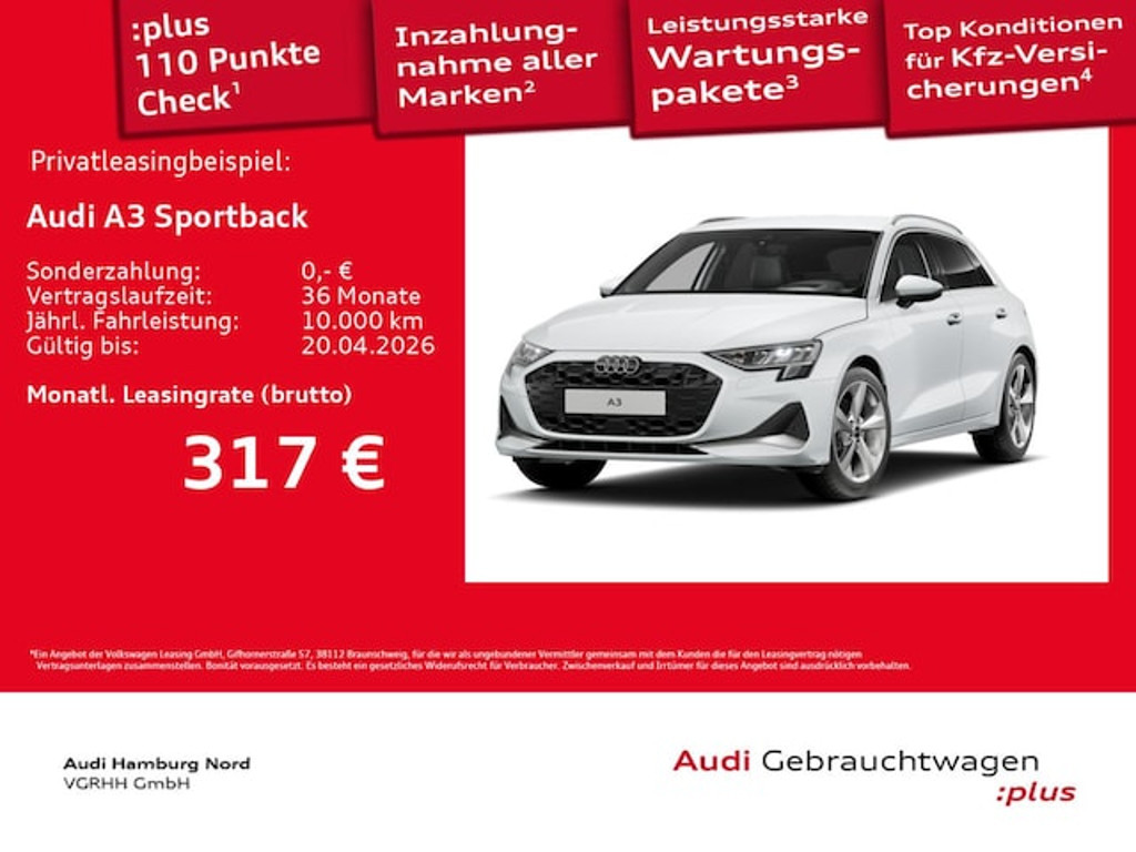Audi A3 2025 Benzine