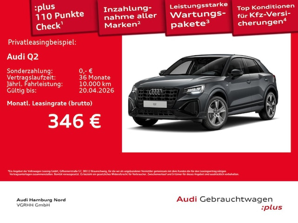 Audi Q2 2025 Benzine