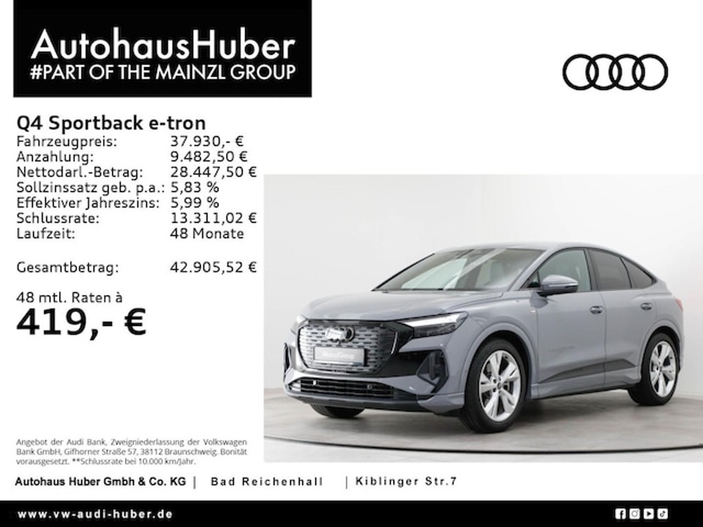 Audi Q4 e-tron 2023 Elektrisch