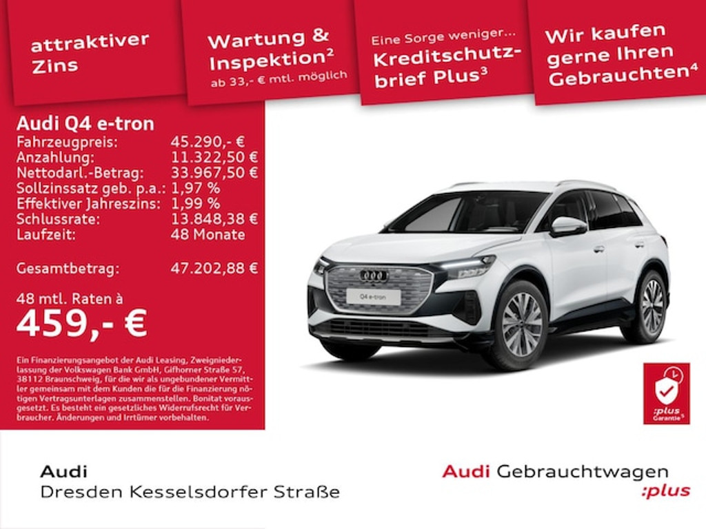 Audi Q4 e-tron 2025 Elektrisch