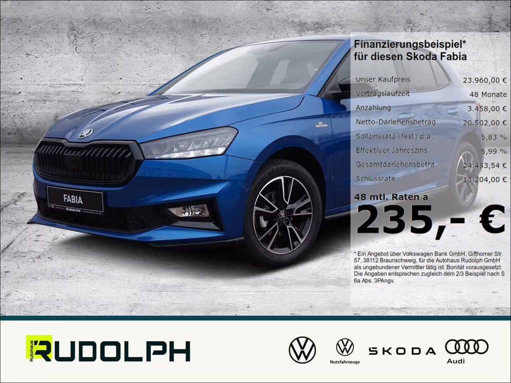 Skoda Fabia 2025 Benzine