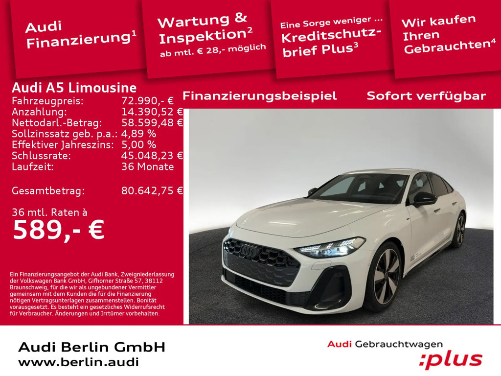 Audi A5 2026 Hybride Benzine
