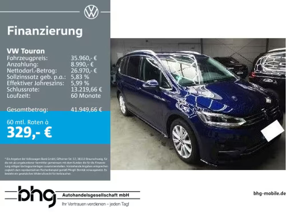 Volkswagen Touran 2025 Benzine