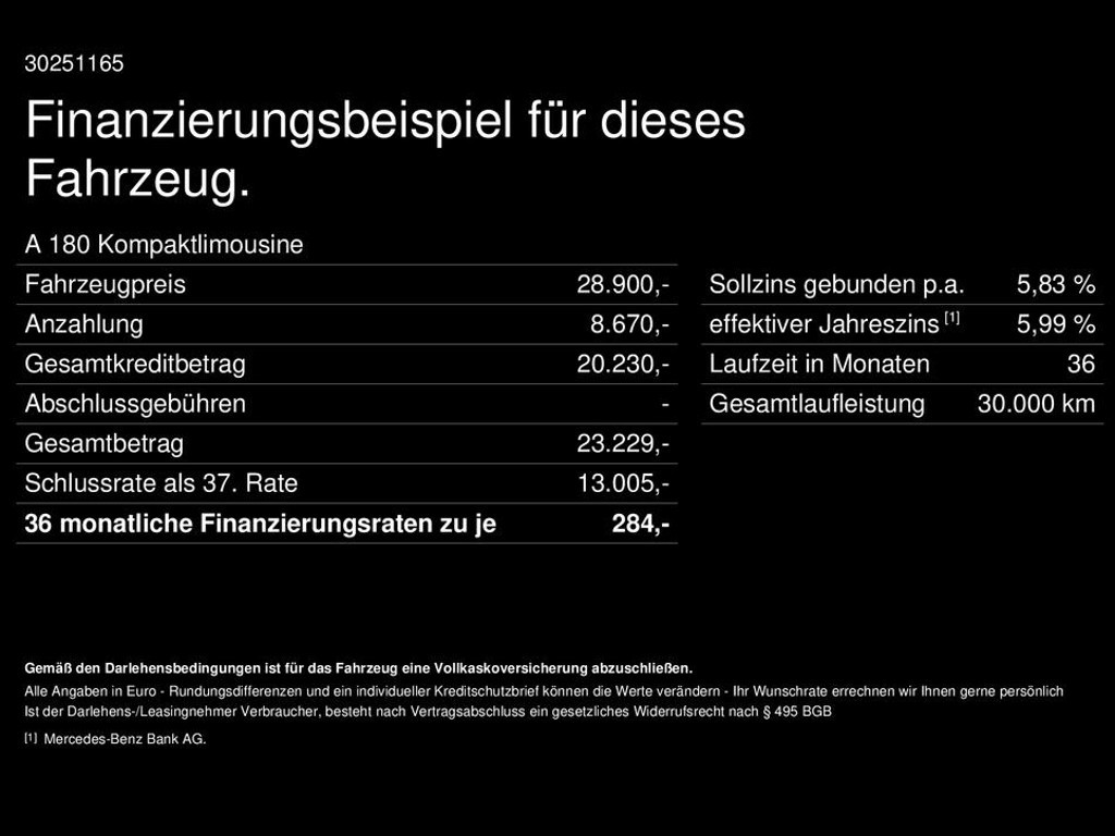 Mercedes-Benz A-Klasse