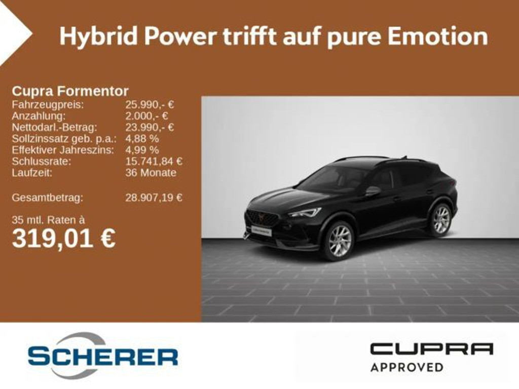 Cupra Formentor 2023 Hybride Benzine