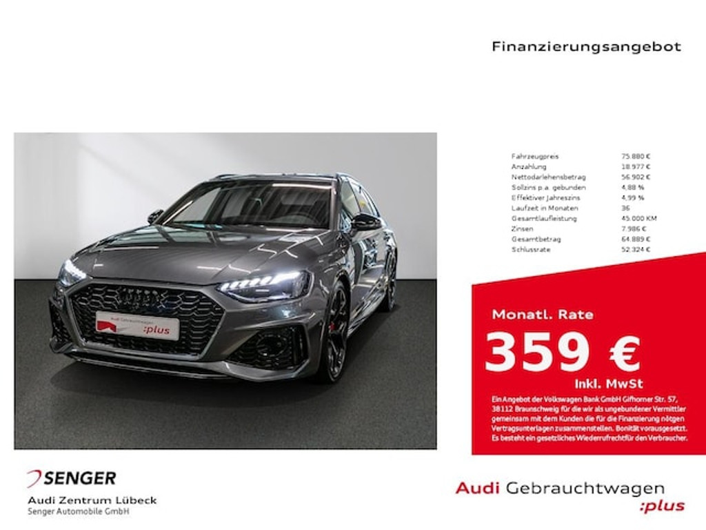 Audi RS4 2024 Benzine