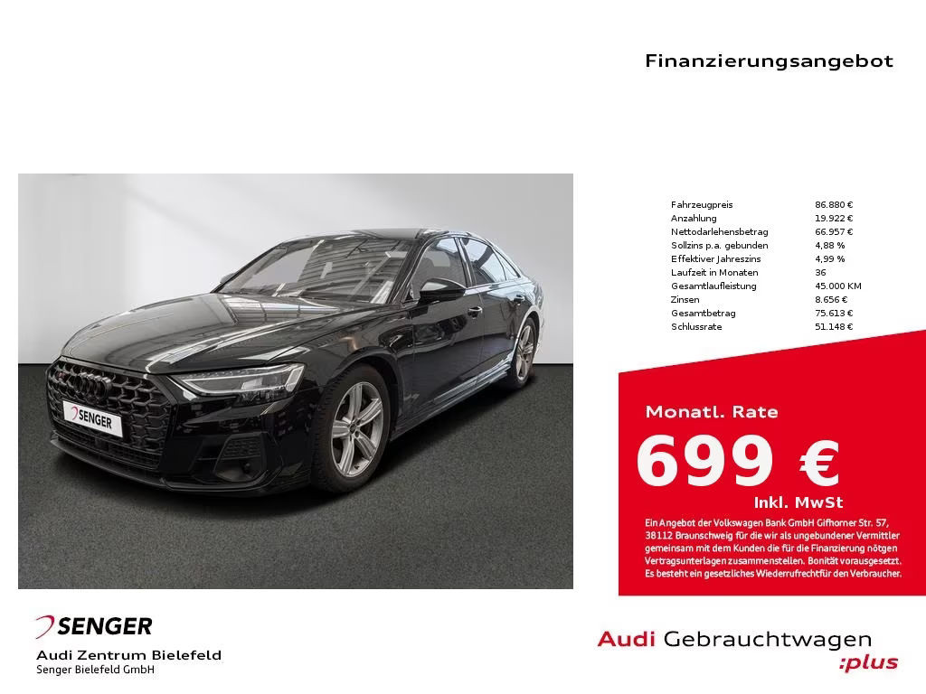 Audi S8 2024 Benzine