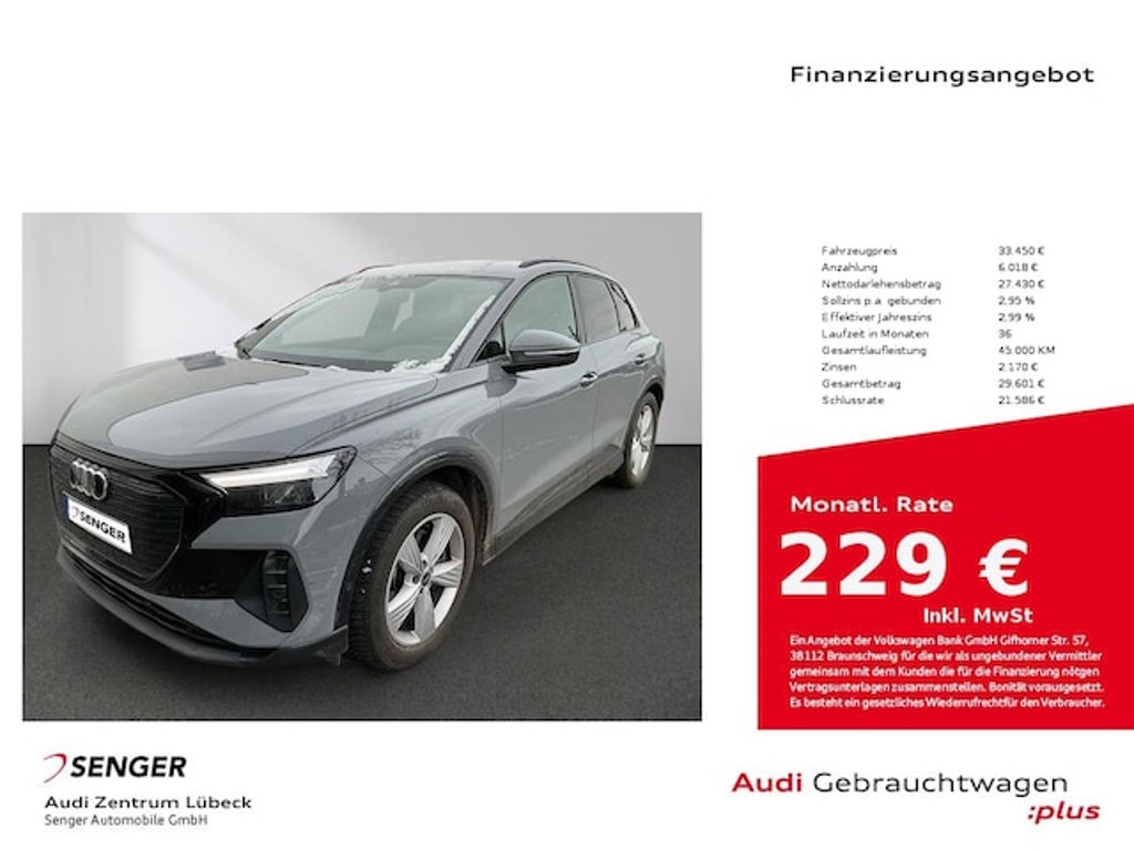 Audi Q4 e-tron 2023 Elektrisch