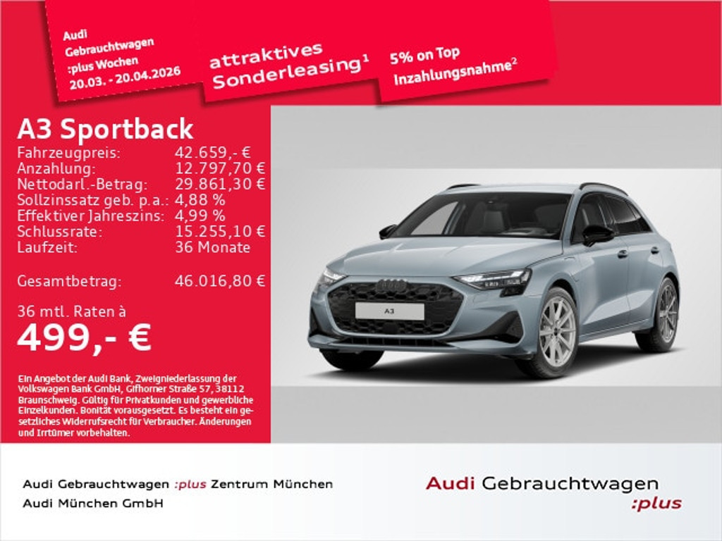 Audi A3 2025 Hybride Benzine