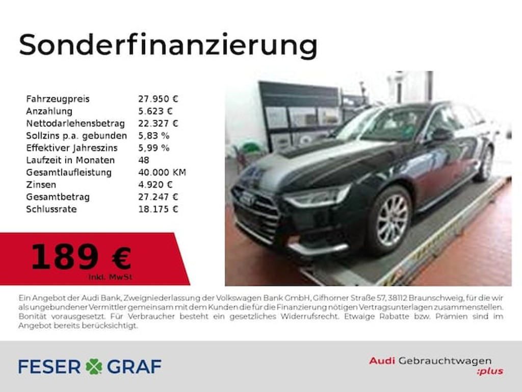 Audi A4 2023 Benzine