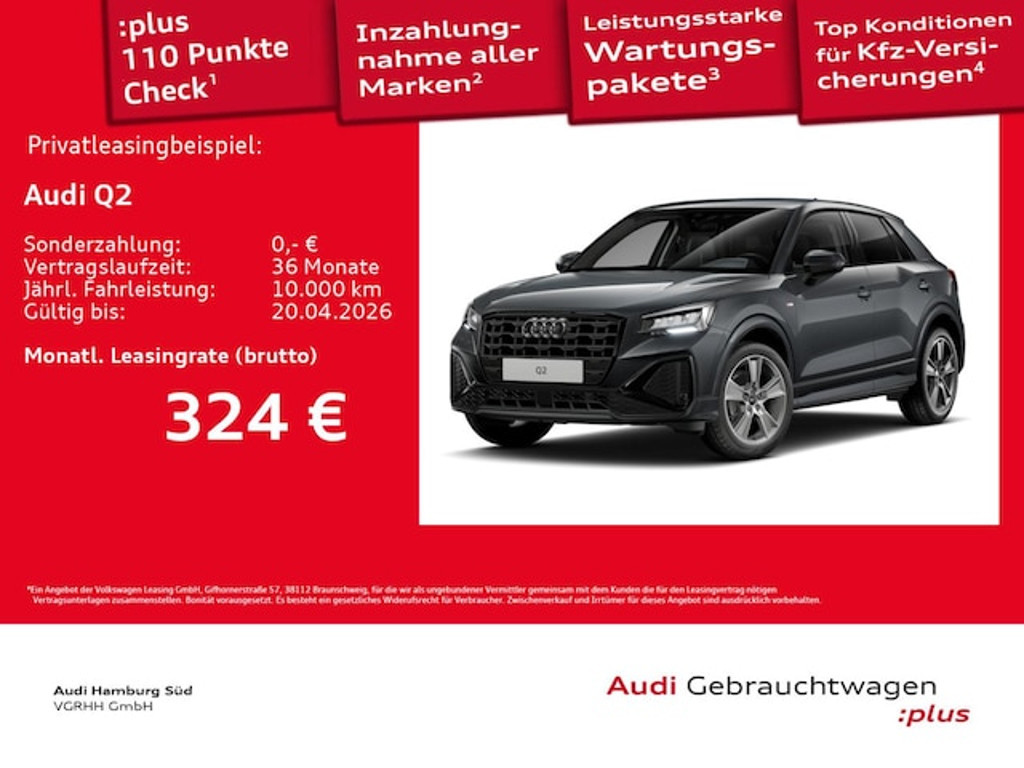 Audi Q2 2025 Benzine