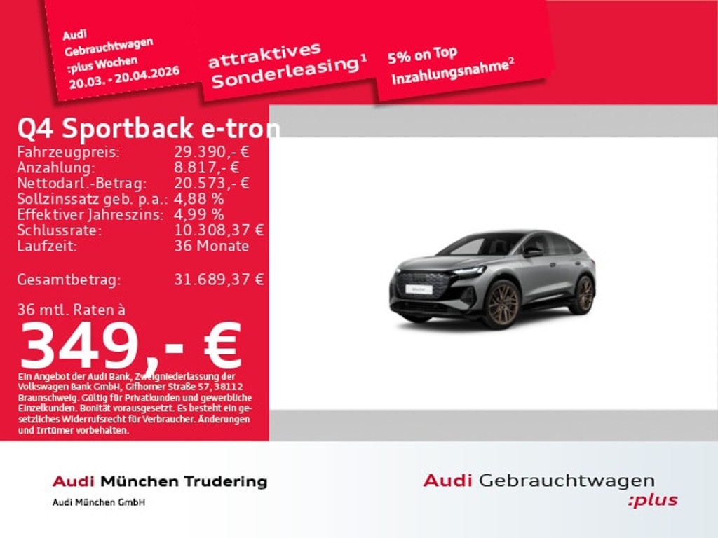 Audi Q4 e-tron 2022 Elektrisch