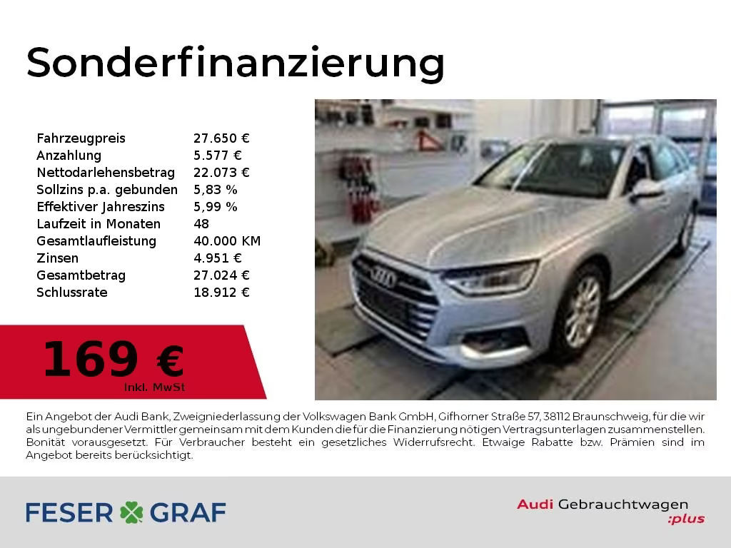 Audi A4 2022 Benzine