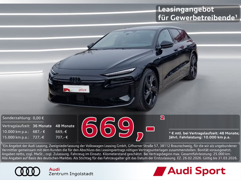 Audi A6 e-tron 2026 Elektrisch