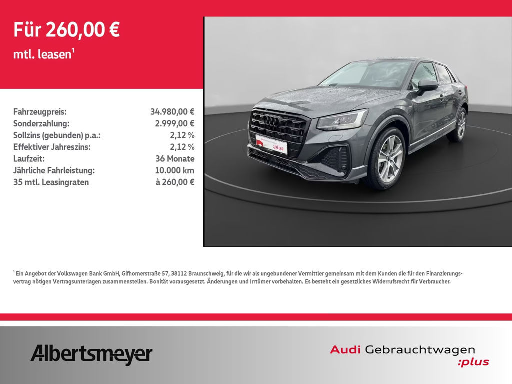 Audi Q2 2025 Benzine