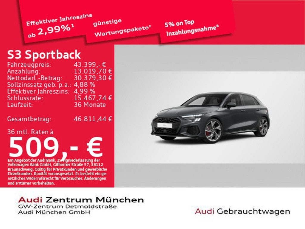 Audi S3 2024 Benzine