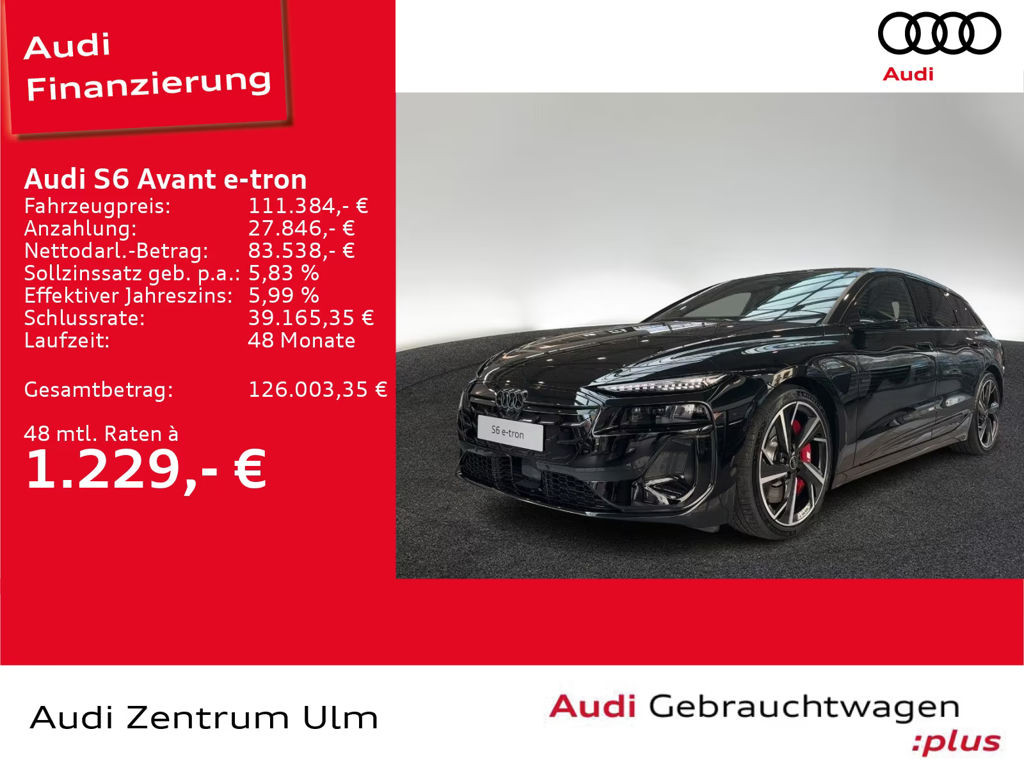 Audi S6 e-tron 2026 Elektrisch