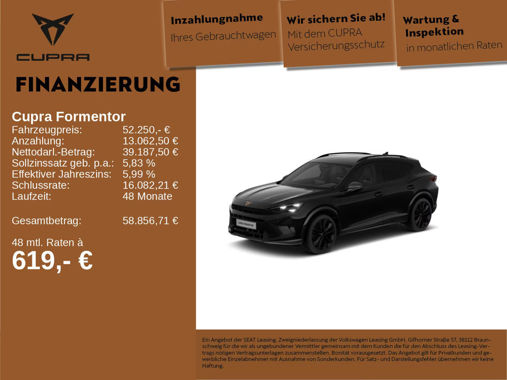 Cupra Formentor 2026 Hybride Benzine