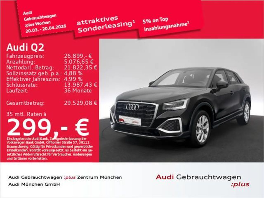 Audi Q2 2023 Benzine