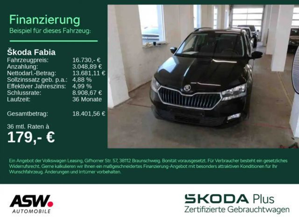 Skoda Fabia 2022 Benzine