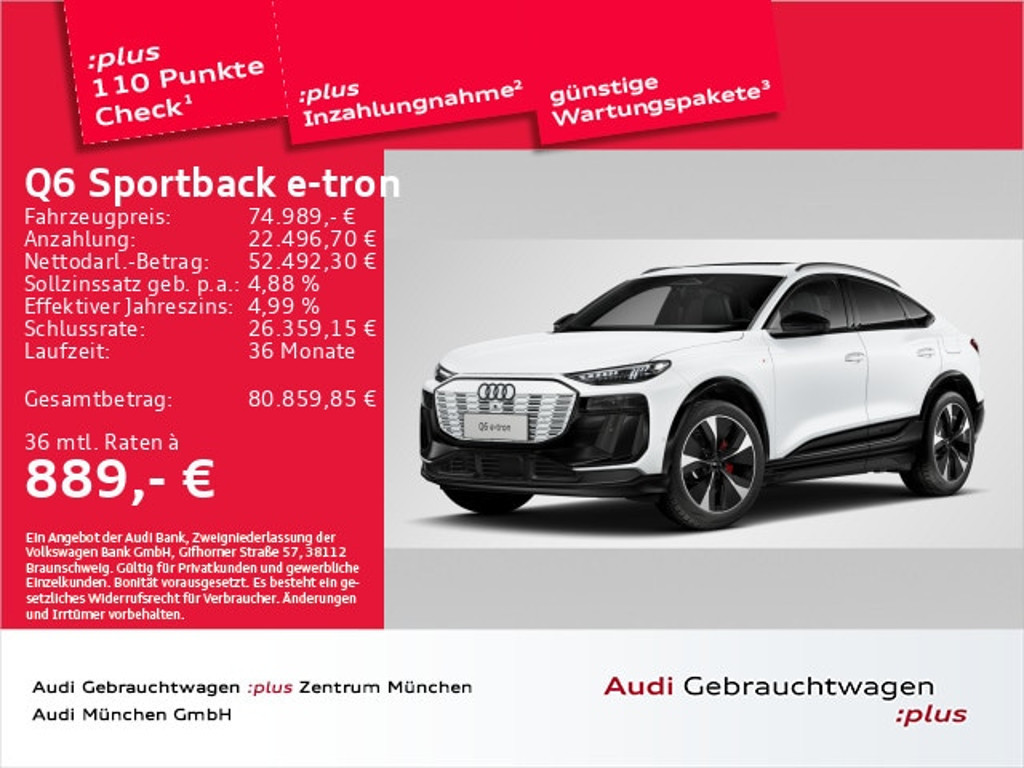 Audi Q6 e-tron 2025 Elektrisch