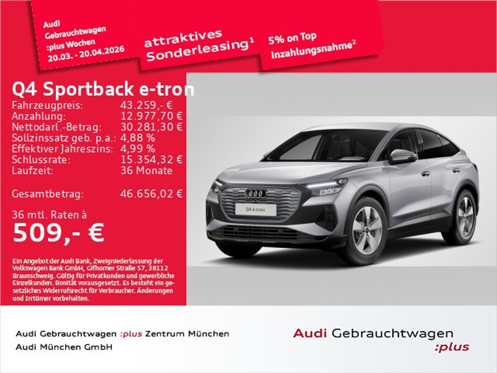 Audi Q4 e-tron 2025 Elektrisch