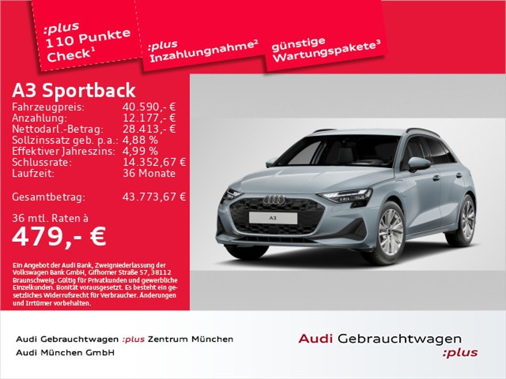 Audi A3 2025 Hybride Benzine