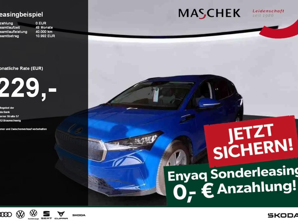 Skoda Enyaq iV 2023 Elektrisch