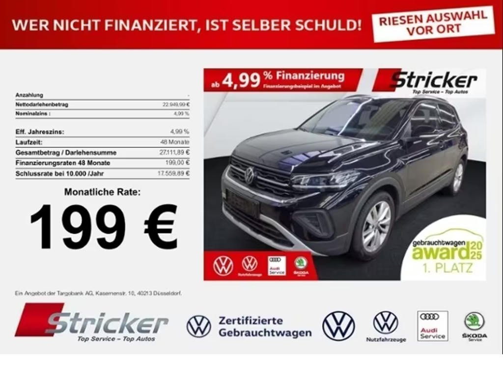 Volkswagen T-Cross 2025 Benzine