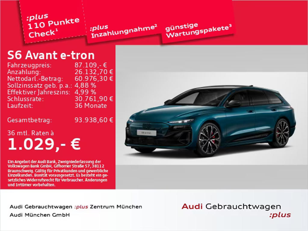 Audi S6 e-tron