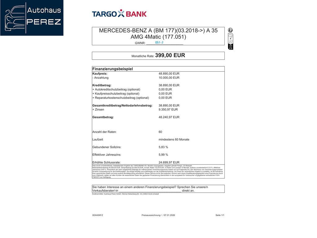 Mercedes-Benz A-Klasse