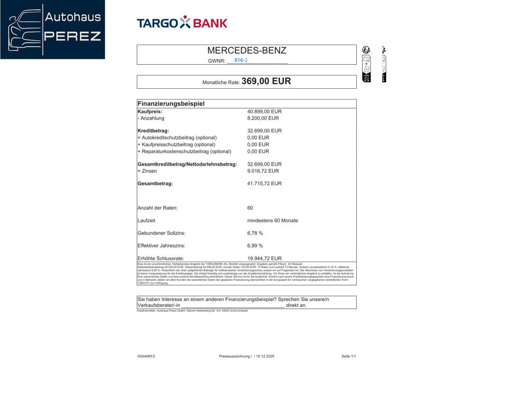 Mercedes-Benz A-Klasse