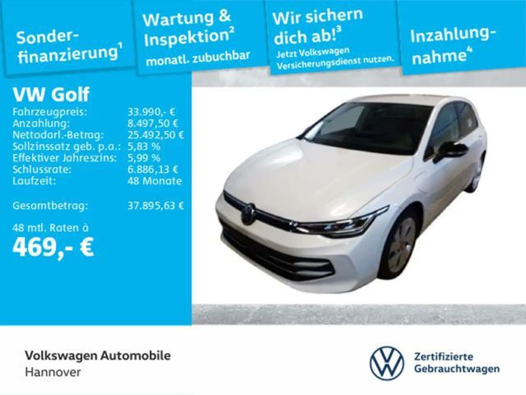 Volkswagen Golf 2025 Hybride Benzine