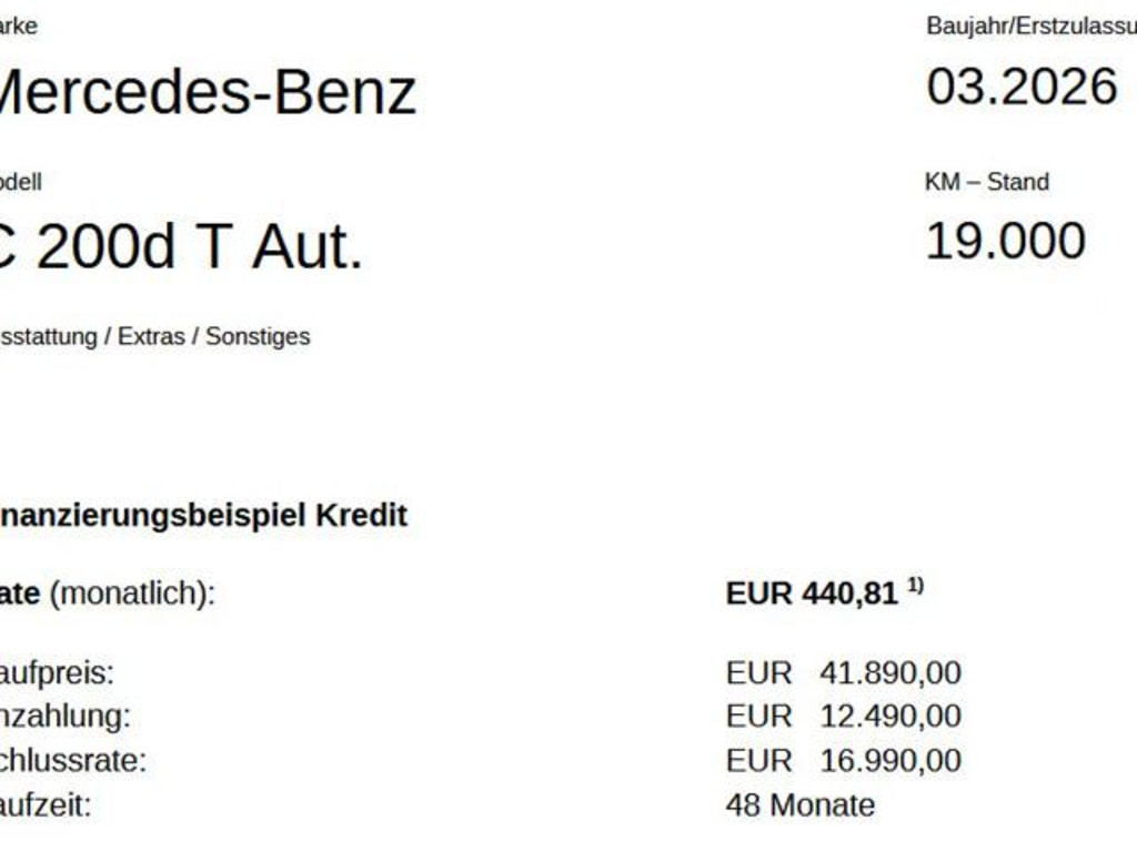 Mercedes-Benz C-Klasse