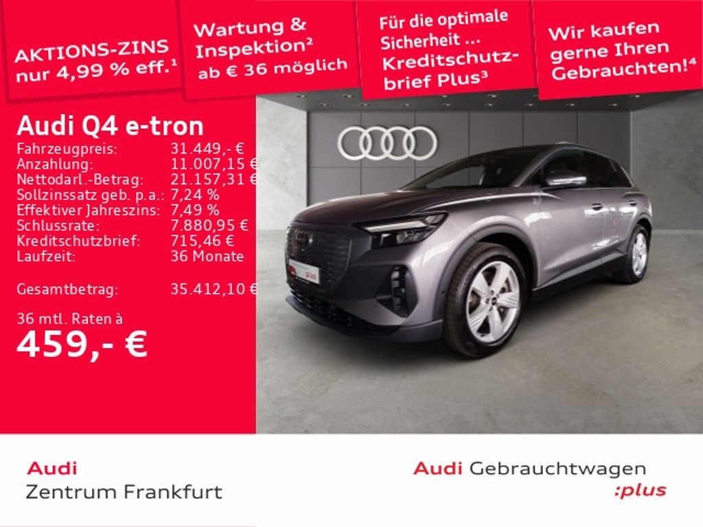 Audi Q4 e-tron 2022 Elektrisch