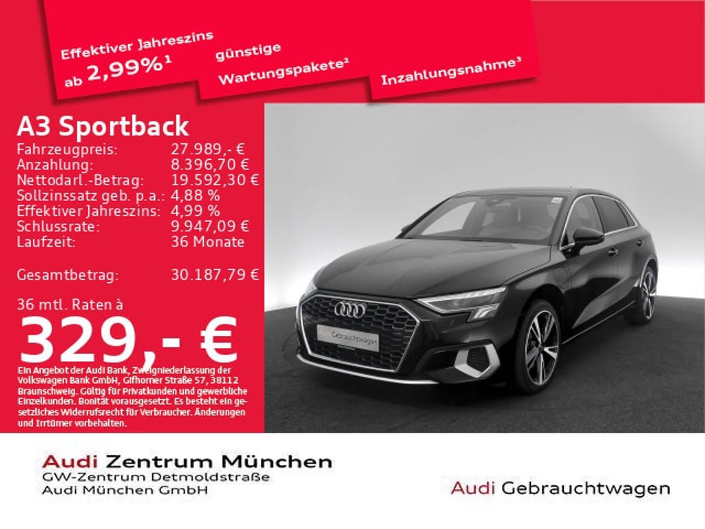Audi A3 2023 Hybride Benzine