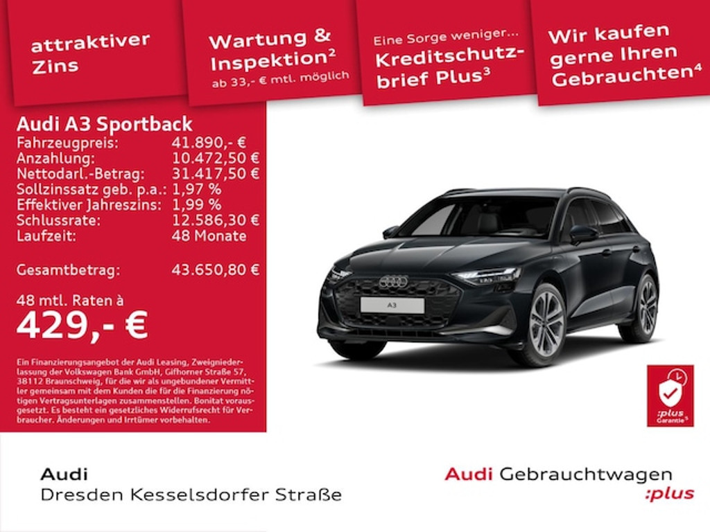 Audi A3 2025 Hybride Benzine