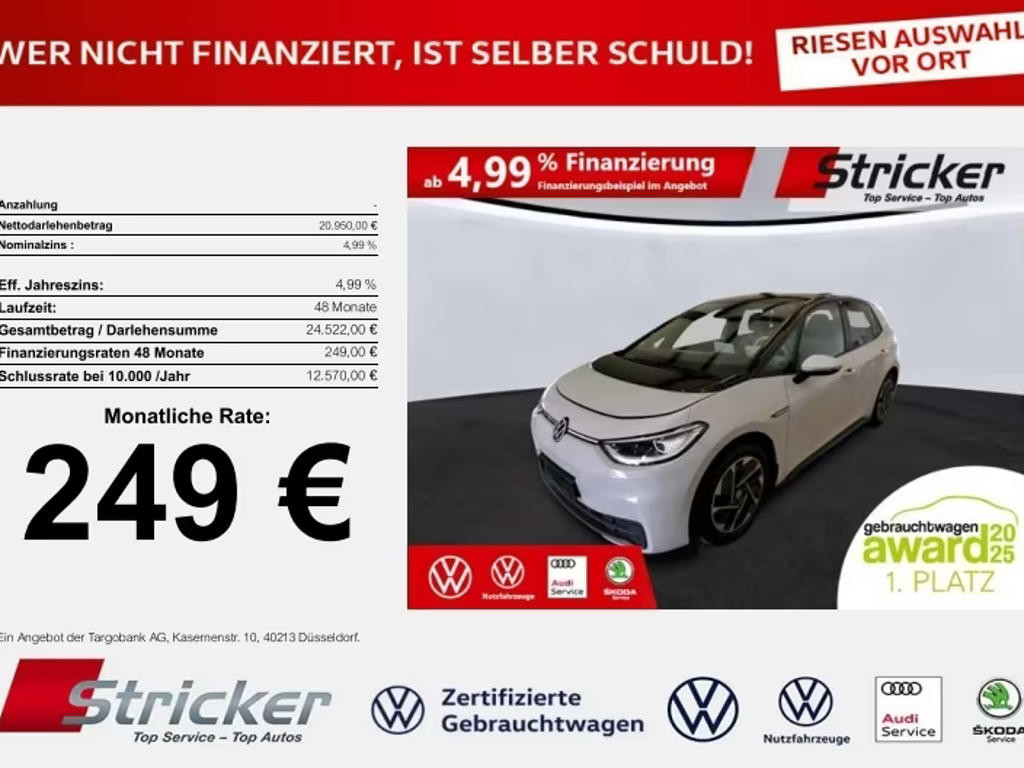 Volkswagen ID.3 2021 Elektrisch