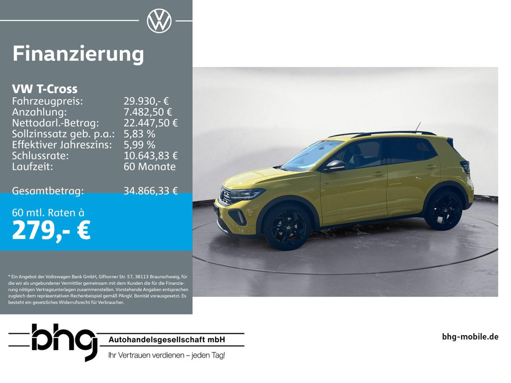 Volkswagen T-Cross 2025 Benzine