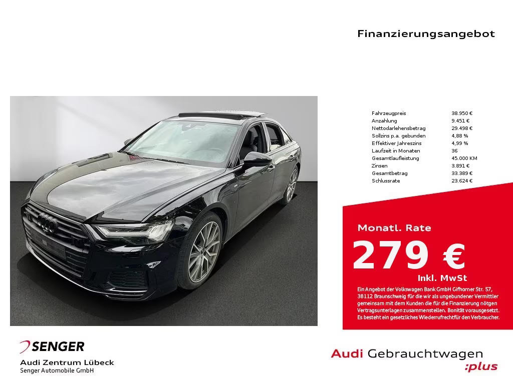 Audi A6 2022 Hybride Benzine