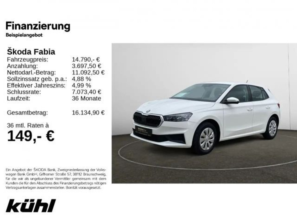Skoda Fabia 2023 Benzine