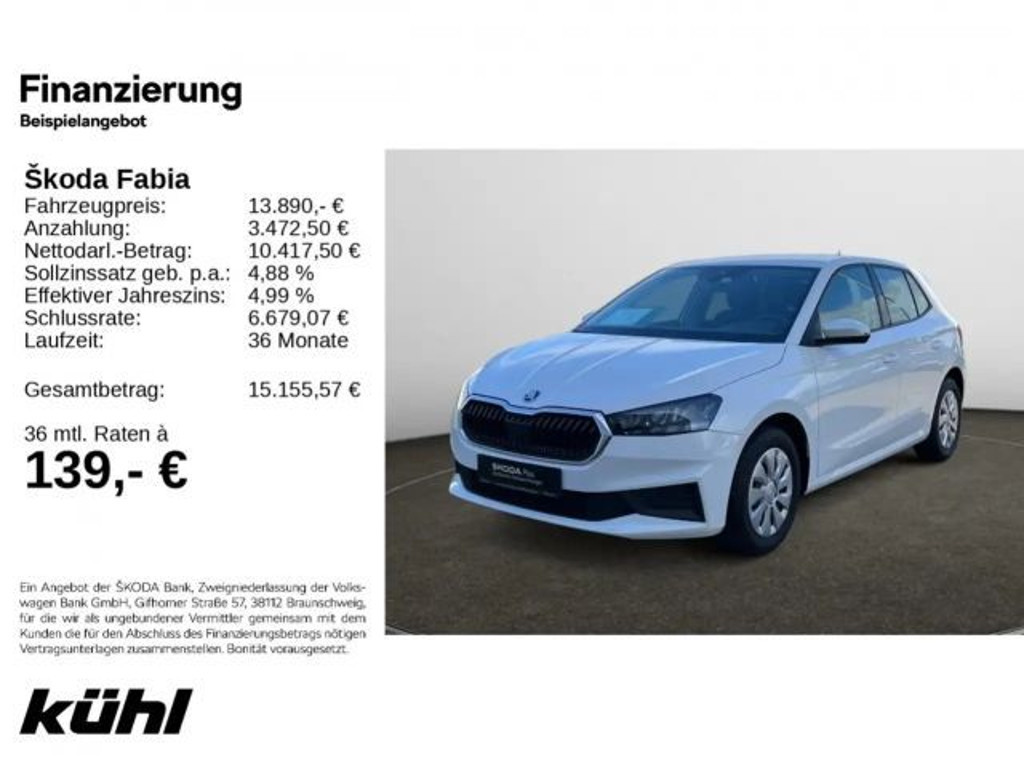 Skoda Fabia 2022 Benzine