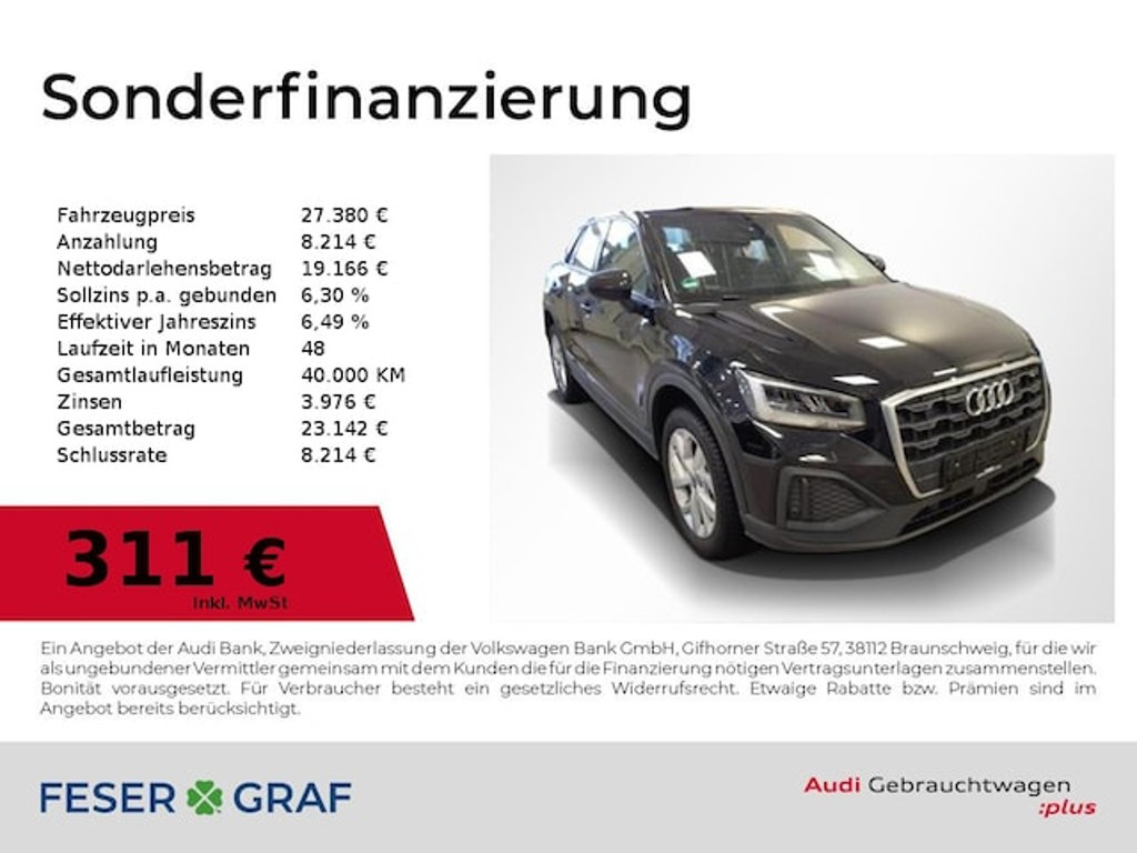 Audi Q2 2025 Benzine