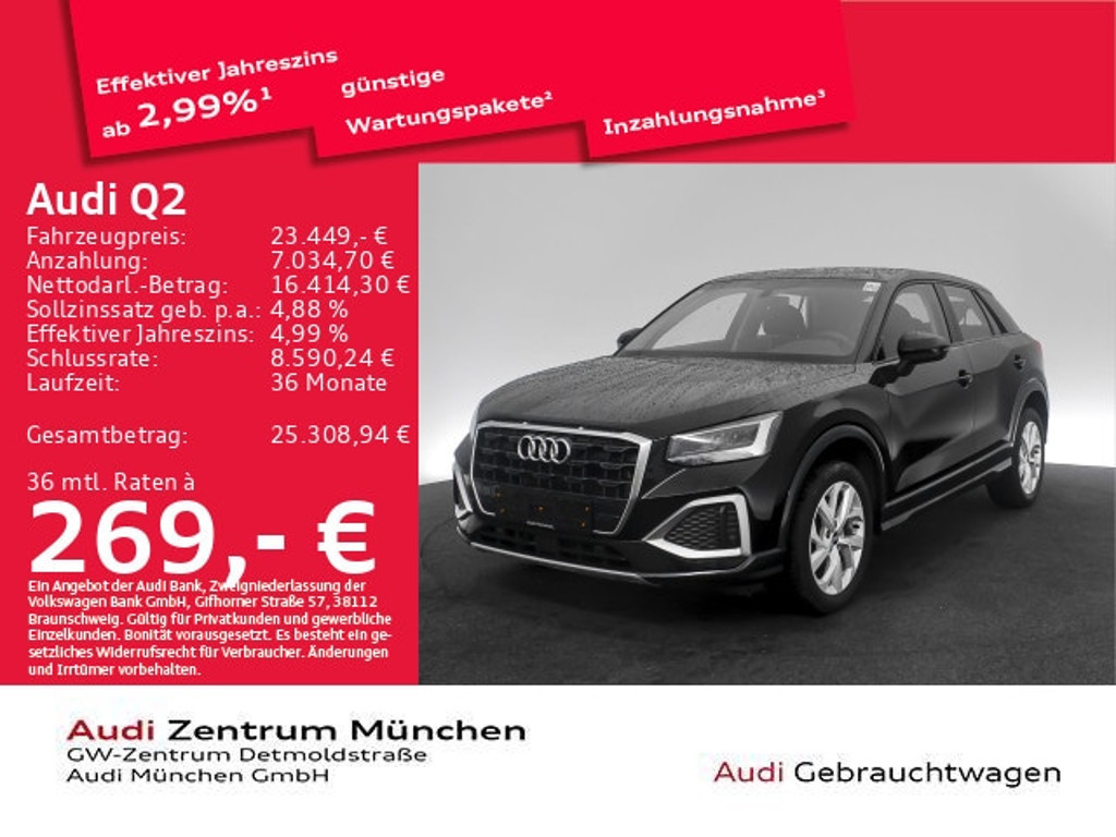 Audi Q2 2022 Benzine